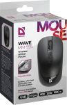 Mysz bezprzewodowa Defender WAVE MM-995 optyczna bezklikowa silent 1600dpi czarna - 4