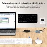 Przełącznik KVM Techly USB-C 2x1 / DisplayPort 1.4 Video 8K - 9