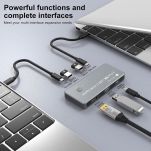 Przełącznik KVM Techly USB-C 2x1 / DisplayPort 1.4 Video 8K - 2