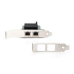Karta sieciowa DIGITUS przewodowa PCI Express 2x RJ45 Gigabit 10/100/1000Mbps Low Profile - 6