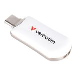 Pendrive Verbatim Plectra 512GB USB-C 3.0 White - 2