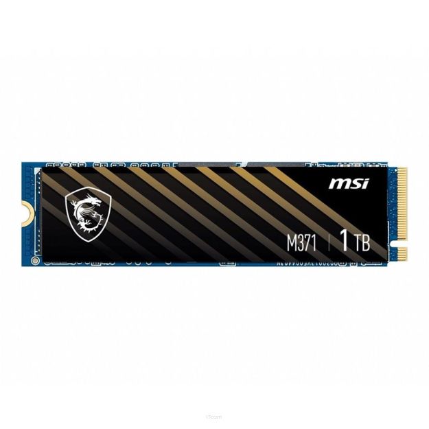 Dysk SSD MSI SPATIUM M371 1TB PCIe Gen3x4 NVMe M.2 2280 (2350/1700 MB/s) 3D NAND