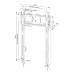 Uchwyt na telewizor Neomounts WL30-750BL18P 50
