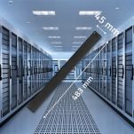 Panel zaślepiający QOLTEC do szaf RACK 19