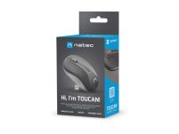Mysz bezprzewodowa Natec Toucan optyczna 1600 DPI czarna - 4
