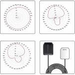 Antena GPS Qoltec GLONASS z podstawą magnetyczną | dookólna | 28dBi | SMA - 5
