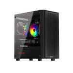 Obudowa KRUX Scor M-ATX, z oknem, bez zasilacza, czarna - 2