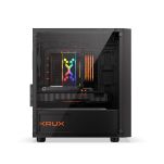 Obudowa KRUX Scor M-ATX, z oknem, bez zasilacza, czarna - 5