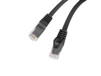 Patchcord Lanberg UTP kat.6 1m LSZH CU fluke passed czarny - 2