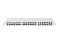 Patch panel Lanberg 24 port 1U kat.6A ekranowany szary - 5