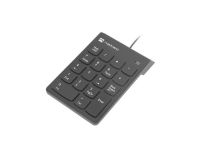 Klawiatura Natec Goby 2 numeryczna USB 18 klawiszy czarna - 2