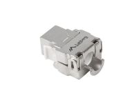 Moduł Keystone Lanberg gniazdo RJ45 -> LSA beznarzędziowy FTP kat.5e 180° do puszki montażowej - 2