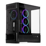 Obudowa Endorfy Aquarius 8000 Corona ATX z oknem bez zasilacza czarna - 10