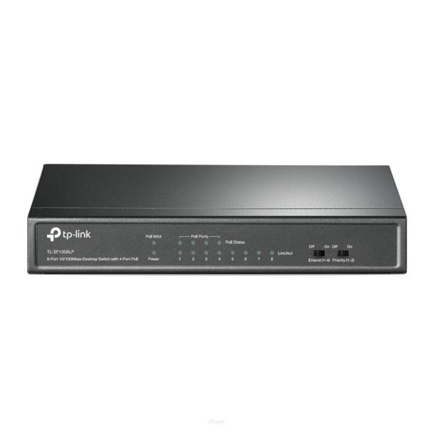 Switch niezarządzalny TP-Link TL-SF1008LP 8x10/100, 4xPoE