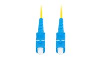 Patchcord światłowodowy Lanberg SM SC/UPC-SC/UPC SIMPLEX 3.0mm LSZH G657A1 10m żółty - 4