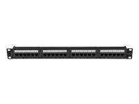 Patch panel Lanberg 24 port 1U kat.6A czarny - 5