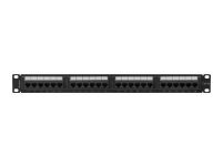 Patch panel Lanberg 24 port 1U kat.6A czarny - 4