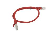 Patchcord Lanberg UTP kat.5e 0,5m czerwony - 2