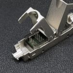 Wtyk QOLTEC RJ45 beznarzędziowy STP | CAT6A | JACK PIN | T568B | T568A - 5