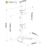 Uchwyt biurkowy LCD/LED Techly 13