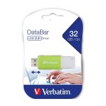Pendrive Verbatim DataBar 32GB USB 2.0 Green - 4
