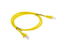 Patchcord Lanberg UTP kat.5e 1m żółty - 2