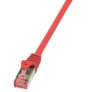 Patchcord LogiLink CQ2094S CAT.6 S/FTP 10m, czerwony