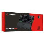 Klawiatura przewodowa Rampage PLOWERK60 gamingowa mechaniczna Blue Switch Rainbow LED czarna - 3