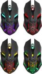 Mysz bezprzewodowa Defender TRIGGER GM-934 optyczna 3200dpi czarna LED AKUMULATOR 6 przycisków Gaming - 2