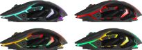 Mysz bezprzewodowa Defender TRIGGER GM-934 optyczna 3200dpi czarna LED AKUMULATOR 6 przycisków Gaming - 5