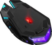 Mysz bezprzewodowa Defender TRIGGER GM-934 optyczna 3200dpi czarna LED AKUMULATOR 6 przycisków Gaming - 8