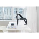 Uchwyt biurkowy 2xLCD/LED Techly 17