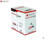 Kabel instalacyjny Intellinet skrętka Cat5e U/UTP drut, SOHO CCA 305m szary - 3