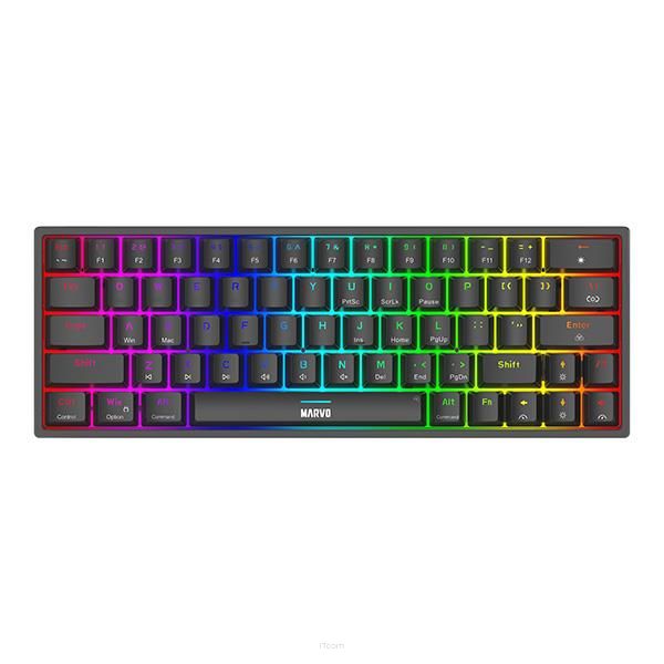 Klawiatura przewodowa Marvo Shogo 63 RGB TKL Mechaniczna Gaming