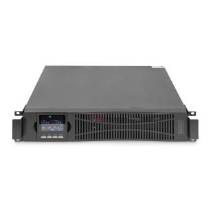 Zasilacz awaryjny UPS DIGITUS Online Rack 19" 6000VA/6kW, 2U, USB, RS232, bez baterii (moduł baterii DN-170108)