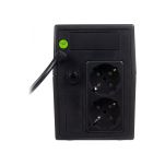 Zasilacz awaryjny UPS DIGITUS Line-Ineractive LED BASIC, 800VA/480W, 1x12V/9Ah, AVR, 2x Schuko CEE 7/3 - 3