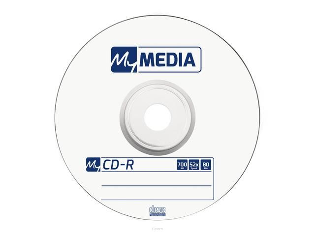 Płyty CD-R MyMedia 700MB Wrap (Spindle 10)