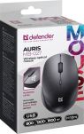 Mysz bezprzewodowa Defender AURIS MB-027 optyczna bezklikowa silent 1600dpi czarna - 4