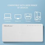 Switch niezarządzalny Qoltec przełącznik sieciowy 8 x port RJ45 | 100Mbps | Fast Ehernet | LAN - 4