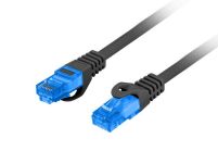 Patchcord Lanberg S/FTP kat.6A 1,5m LSZH CCA fluke passed czarny - 2