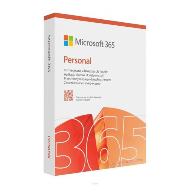 Oprogramowanie Microsoft M365 Personal PL 1Y 1U 5D Win/Mac EP2-32454