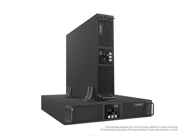 Zasilacz awaryjny UPS Armac 1000VA LCD On-Line 8x IEC C13 Rack 19