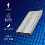 Obudowa/kieszeń Qoltec do dysków HDD SSD 2.5