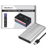 Obudowa/kieszeń Qoltec do dysków HDD SSD 2.5