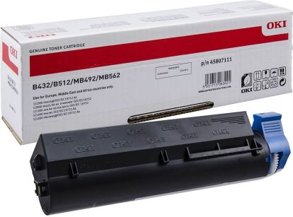 Toner OKI black 12 000 str  45807111