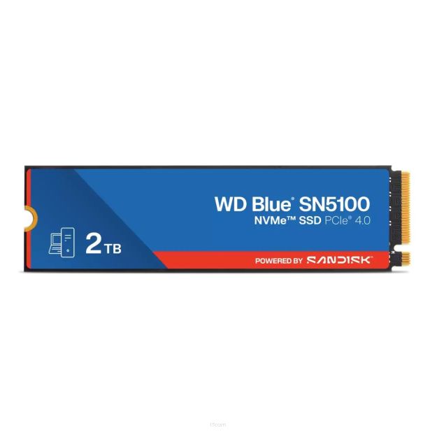 Dysk SSD WD Blue SN5100 2TB M.2 2280 PCIe NVMe (7100/6700 MB/s) WDS200T5B0E