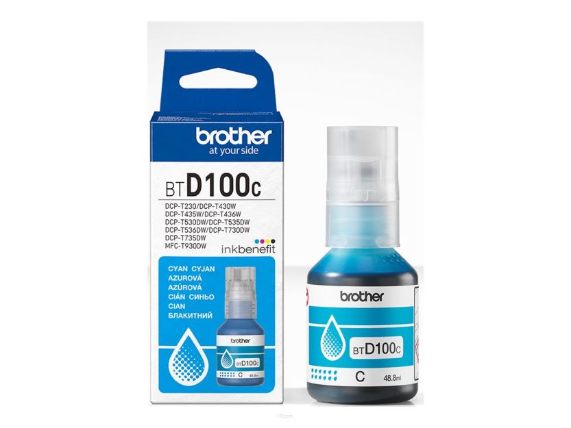 Brother tusz BTD100C cyan 5000str. 48.8ml