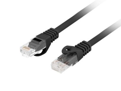 Patchcord Lanberg UTP kat.6 20m LSZH CU fluke passed czarny