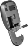 Mysz bezprzewodowa Defender WAVE MM-995 optyczna bezklikowa silent 1600dpi srebrna - 5