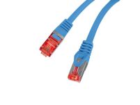 Patchcord Lanberg S/FTP kat.6 0,25m LSZH CU fluke passed niebieski - 3